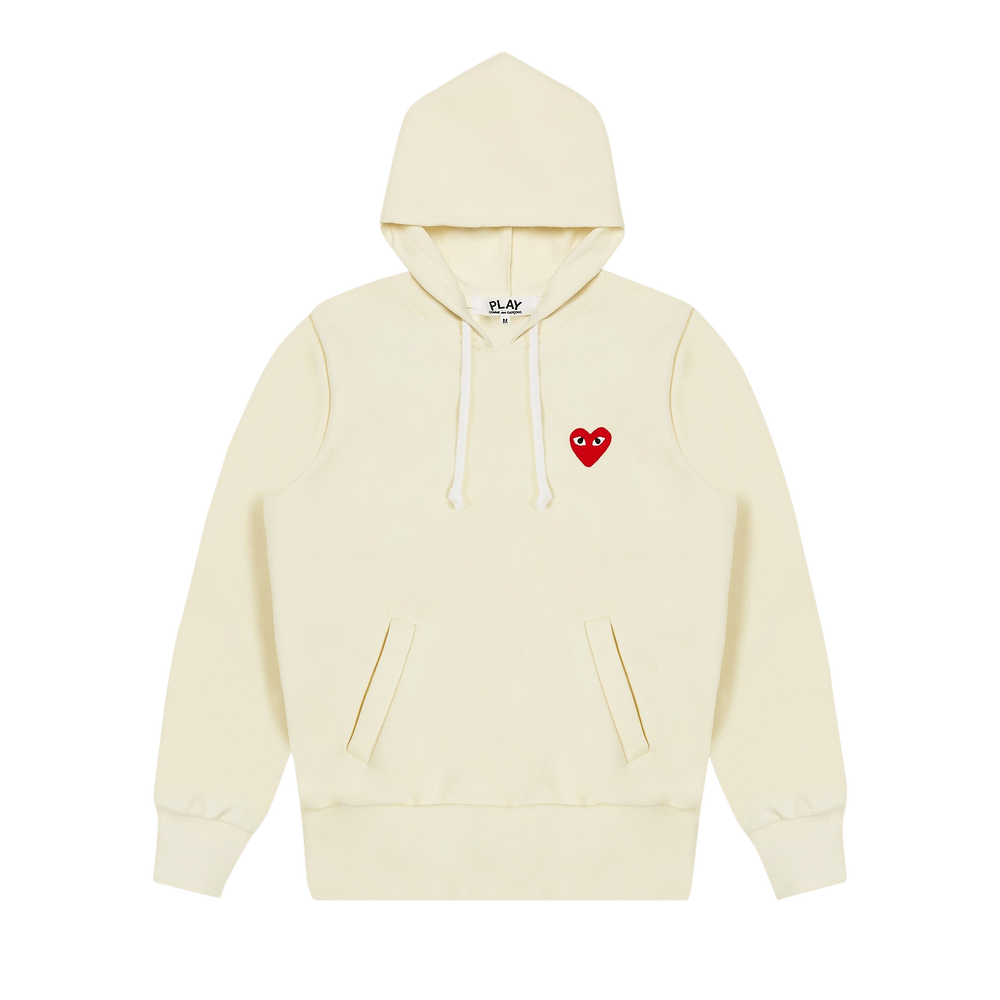 Comme des Garçons PLAY Hoodie Ivory