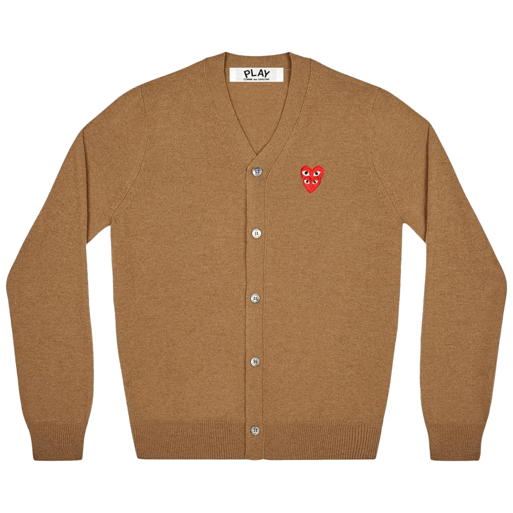 Comme des Garçons PLAY Cardigan Brown