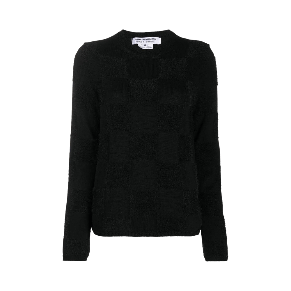 Comme des Garçons Solid Color Fringe Sweater Sweaters