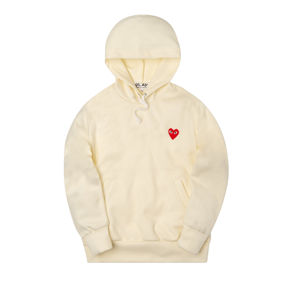 Comme des Garçons PLAY Pullover Hoodie Ivory