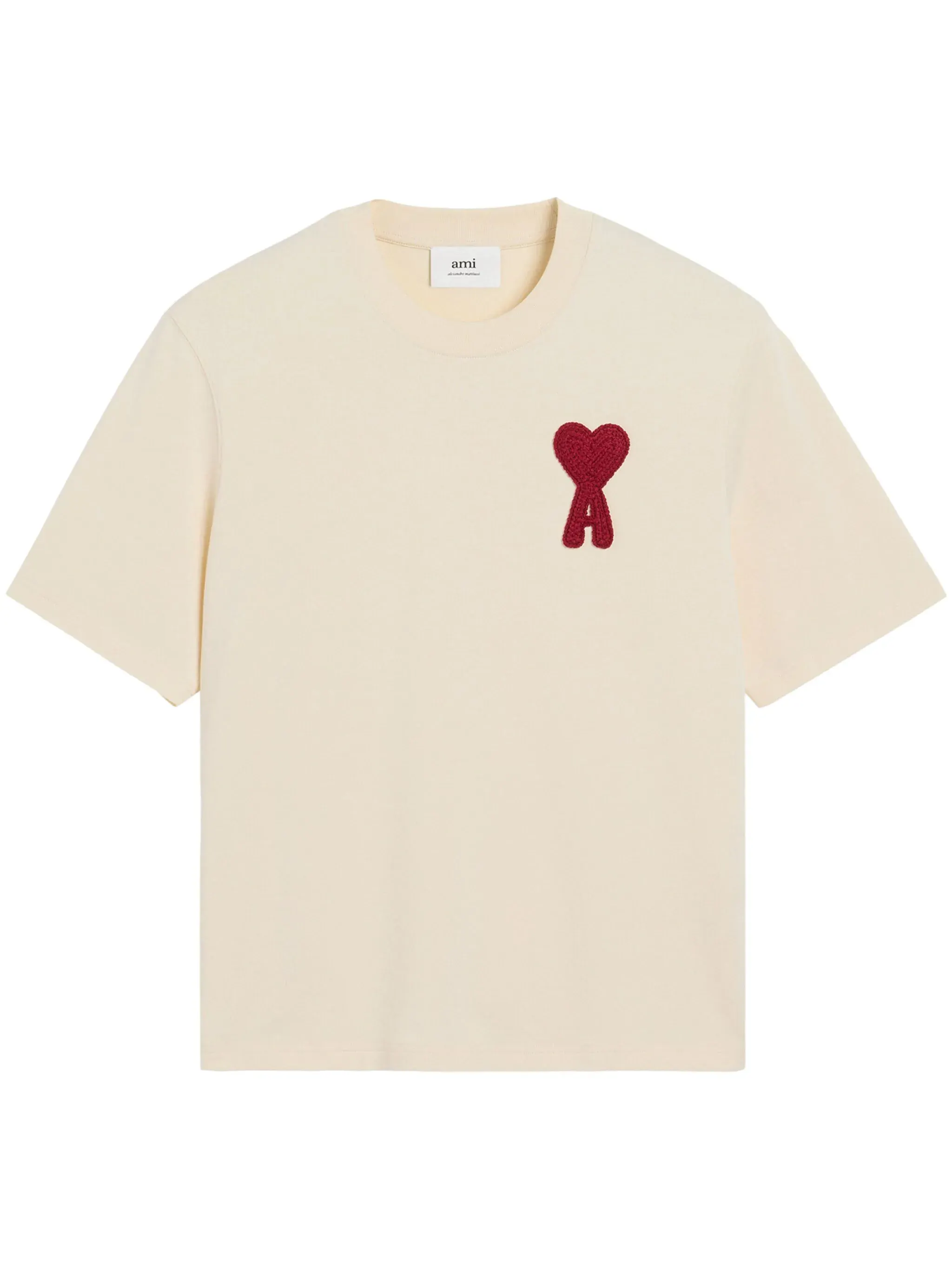 AMI DE COEUR パッチ Tシャツ Ami Paris Ami De Coeur-Patch Cotton T-Shirt Price in India