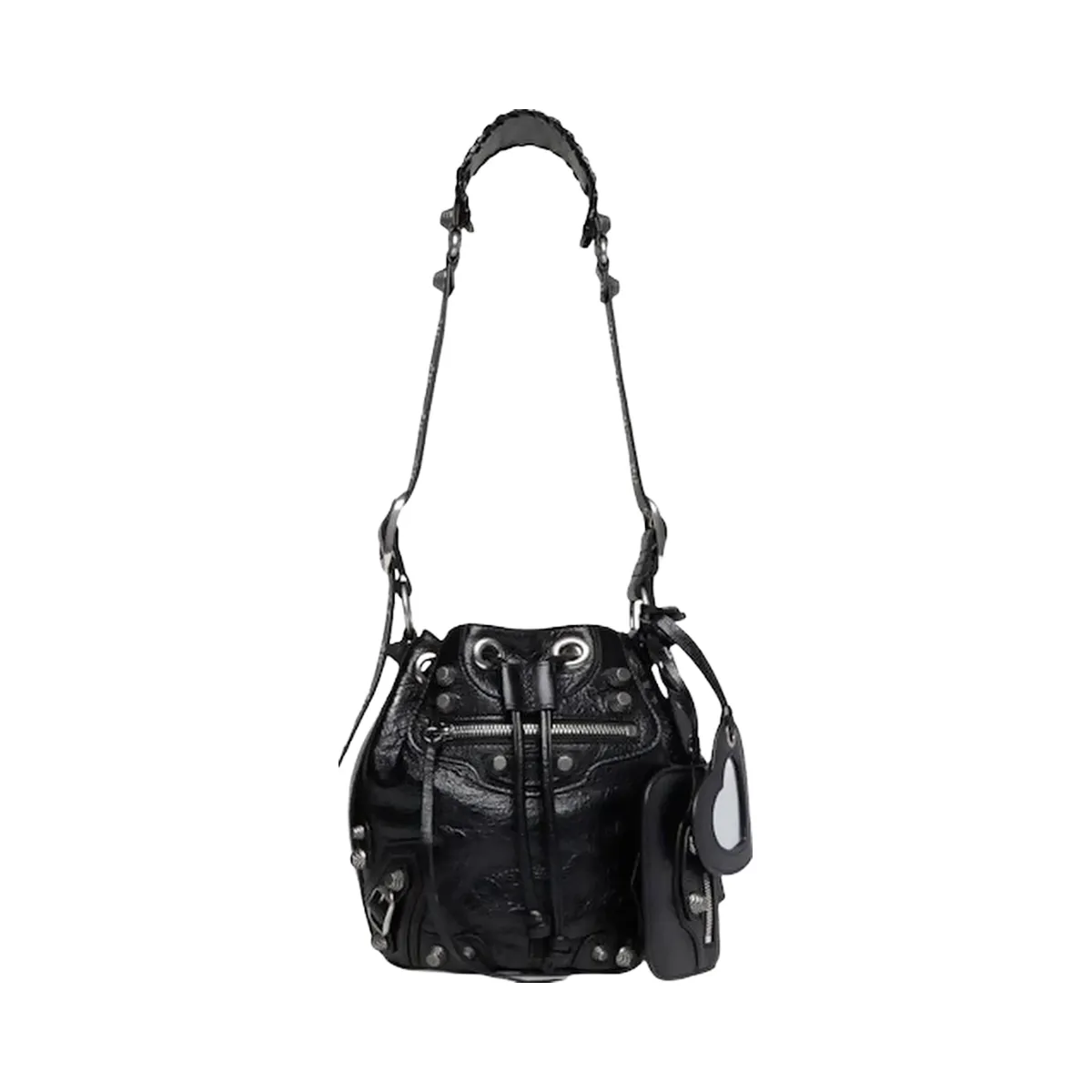 Balenciaga Le Cagole Bucket Bag Xs Black Arena