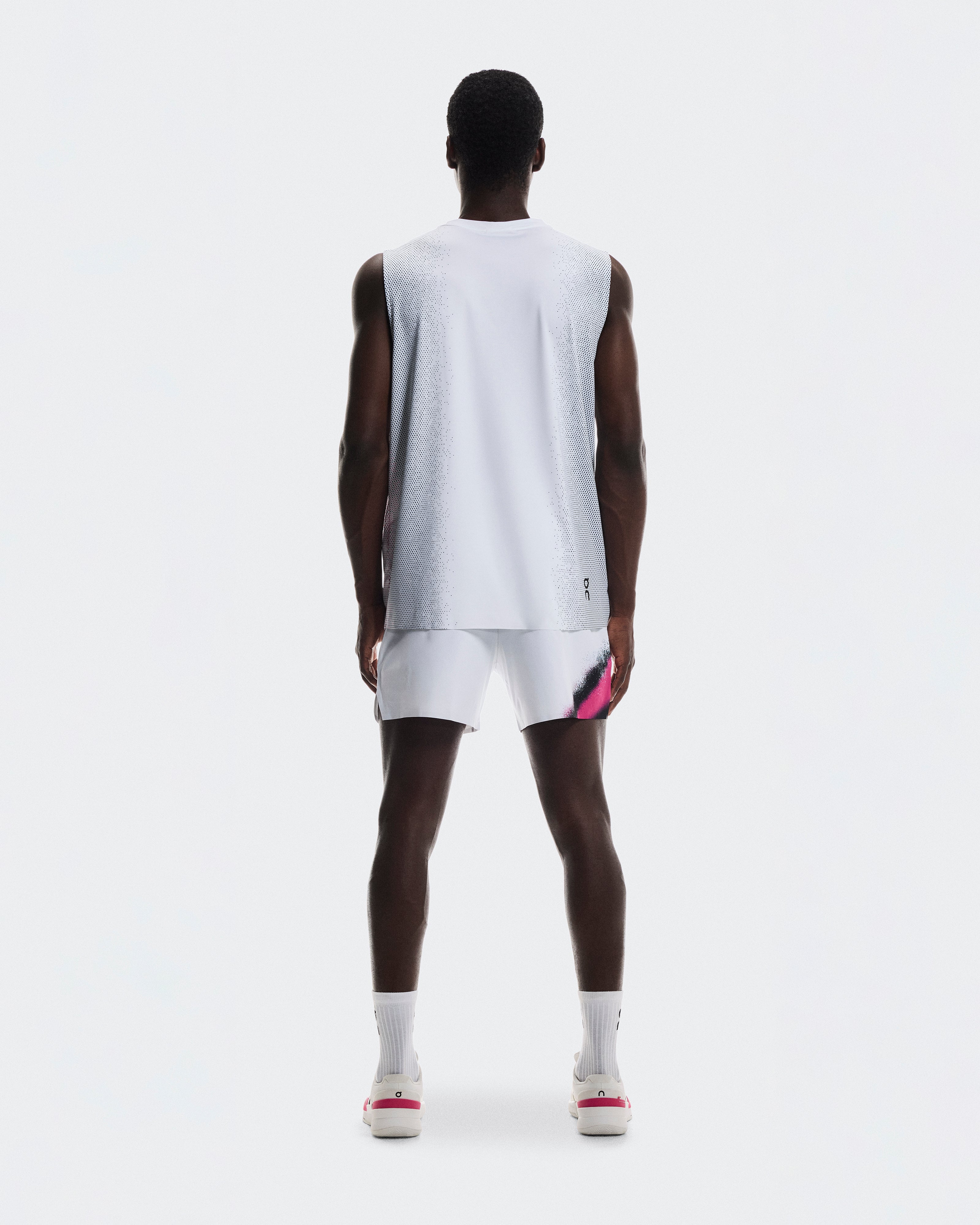 On Court Shorts White Black