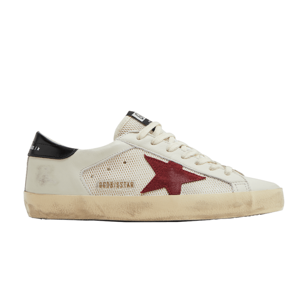 Golden Goose Superstar White Pomegranate Black