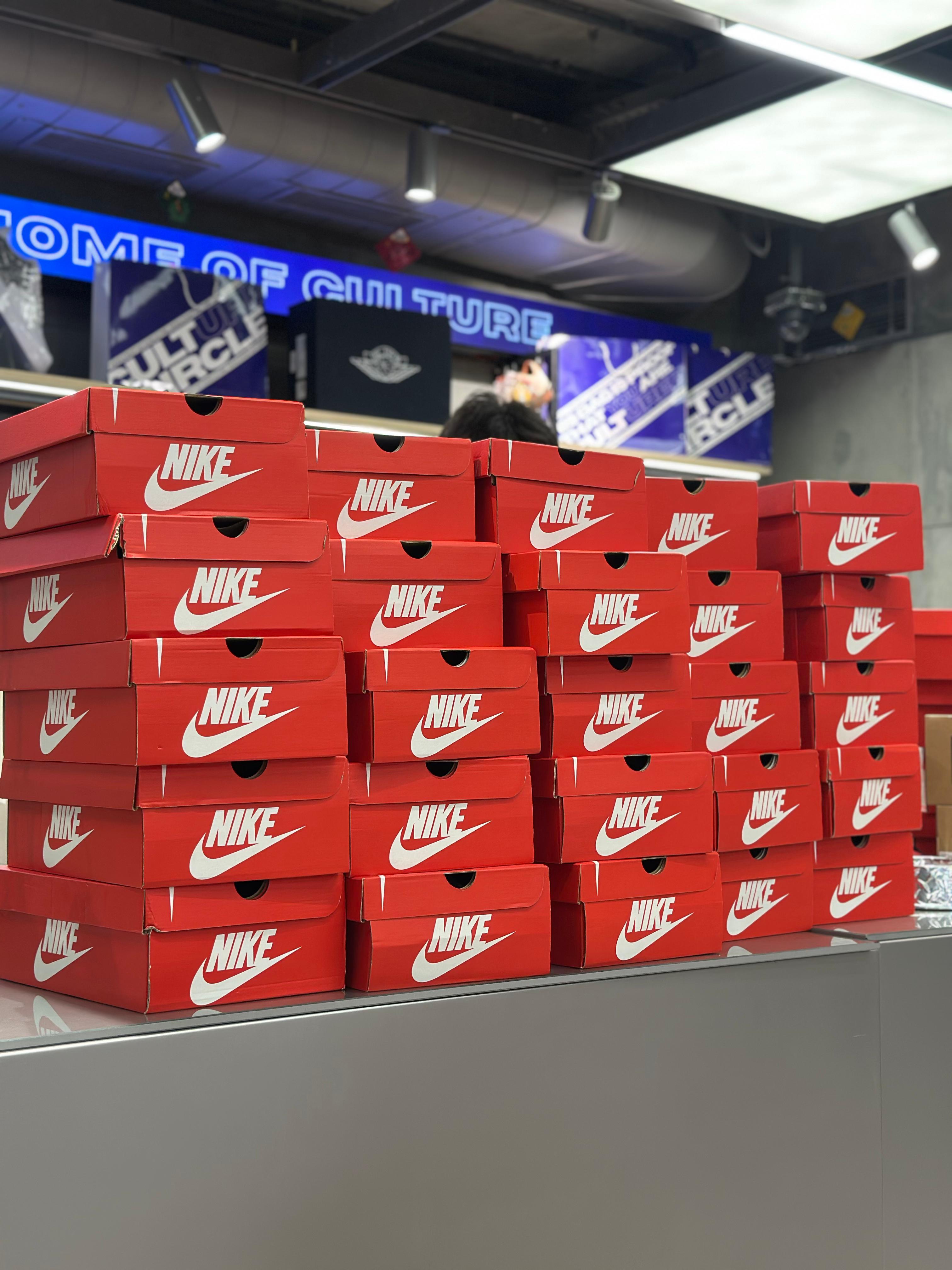 Nike shoe boxes